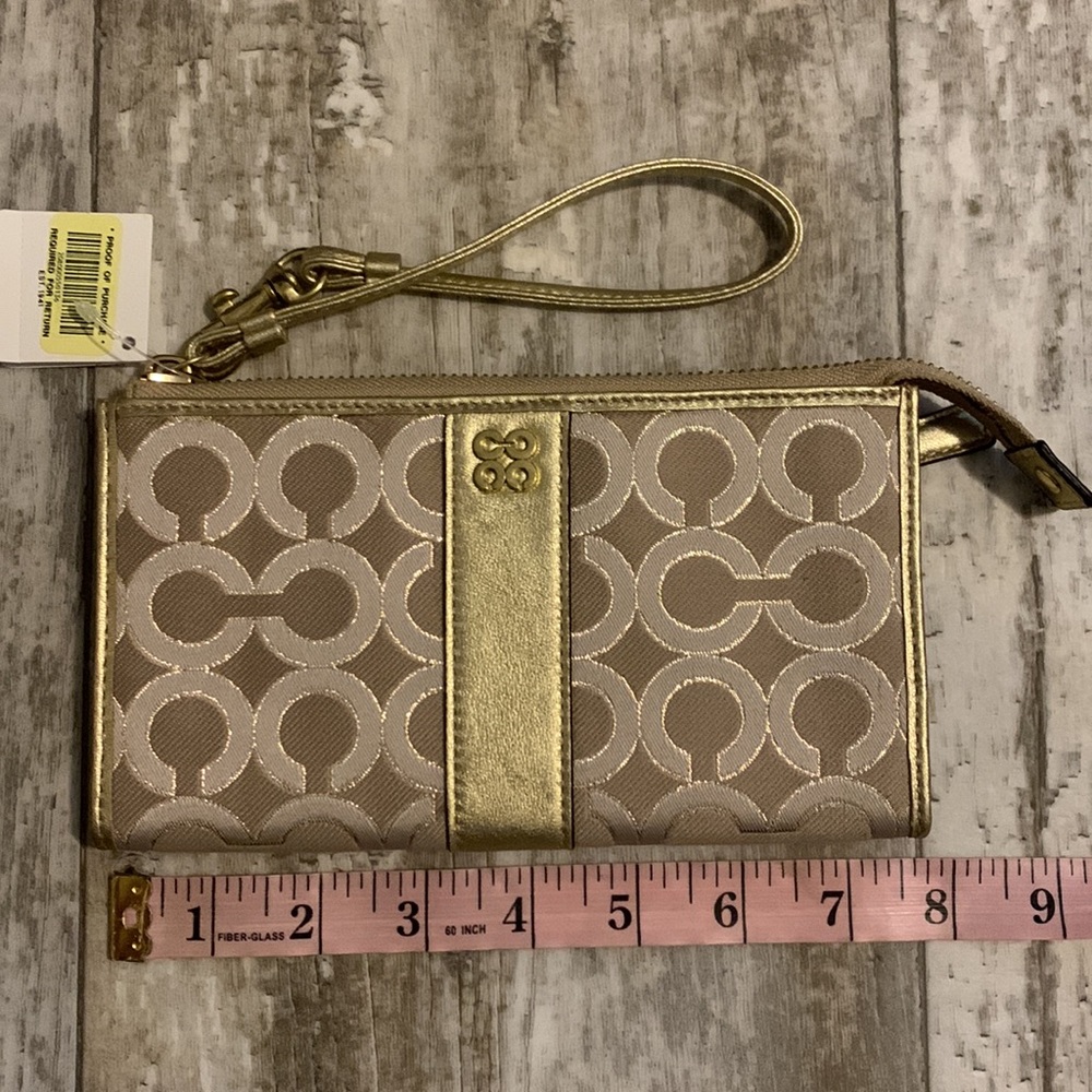 Coach Julia Op Art Zippy wristlet - Picture 9 of 15